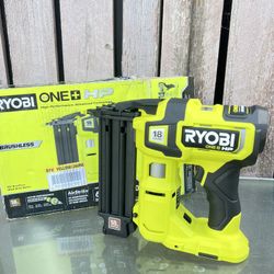Ryobi 18v HP Brushless 18GA Brad Nailer TOOL ONLY