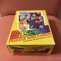 1989 Donruss Baseball  Wax Box