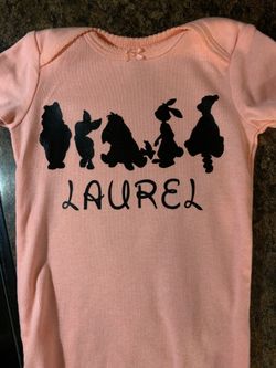 Custom onesies and baby apparel. Made to order.