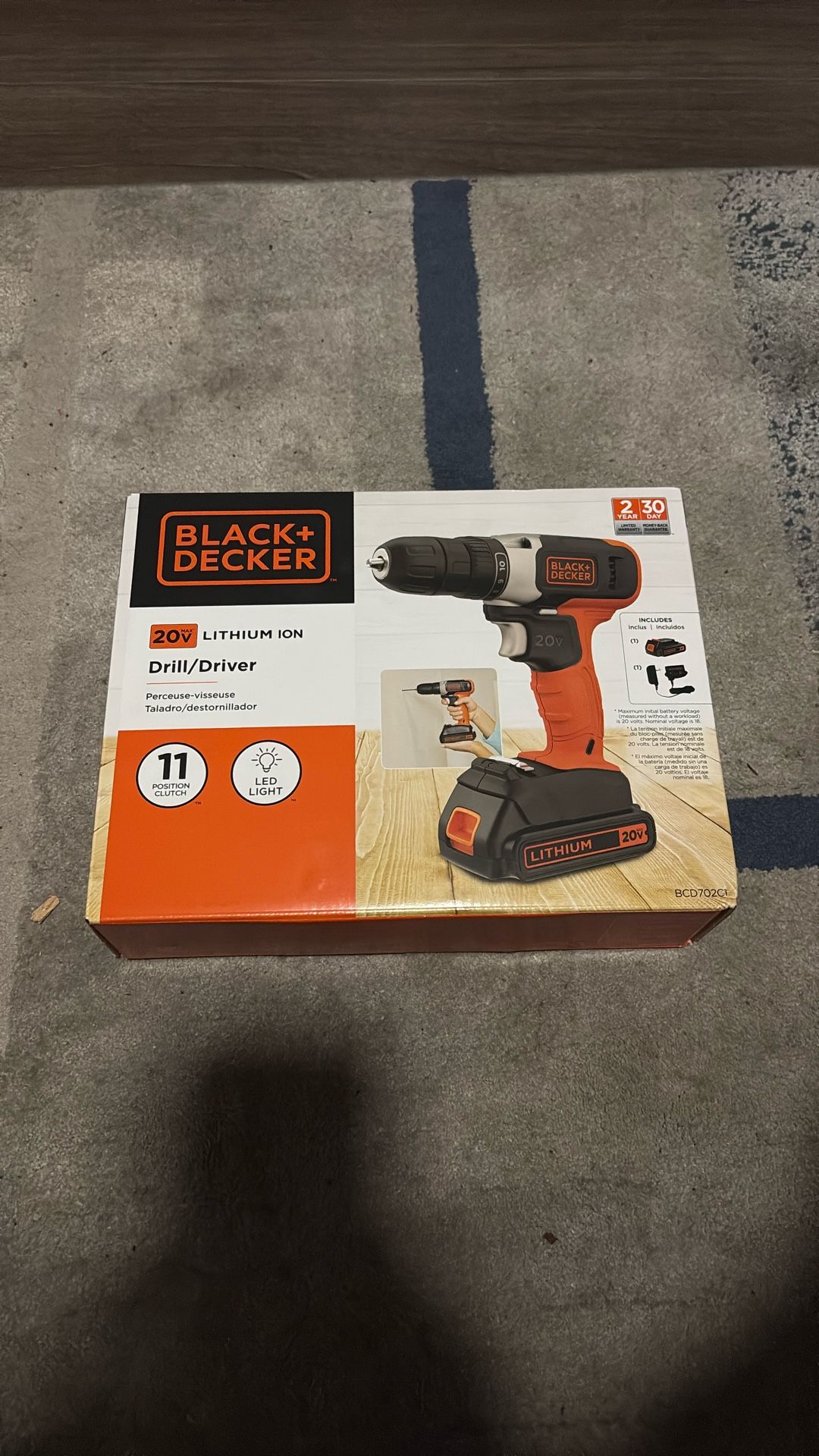 Black + Decker 20V Drill/Driver