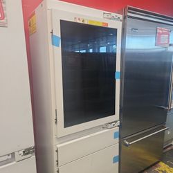 AMAZING 30" MONOGRAM BUILD IN PANEL READY WINE COOLER 