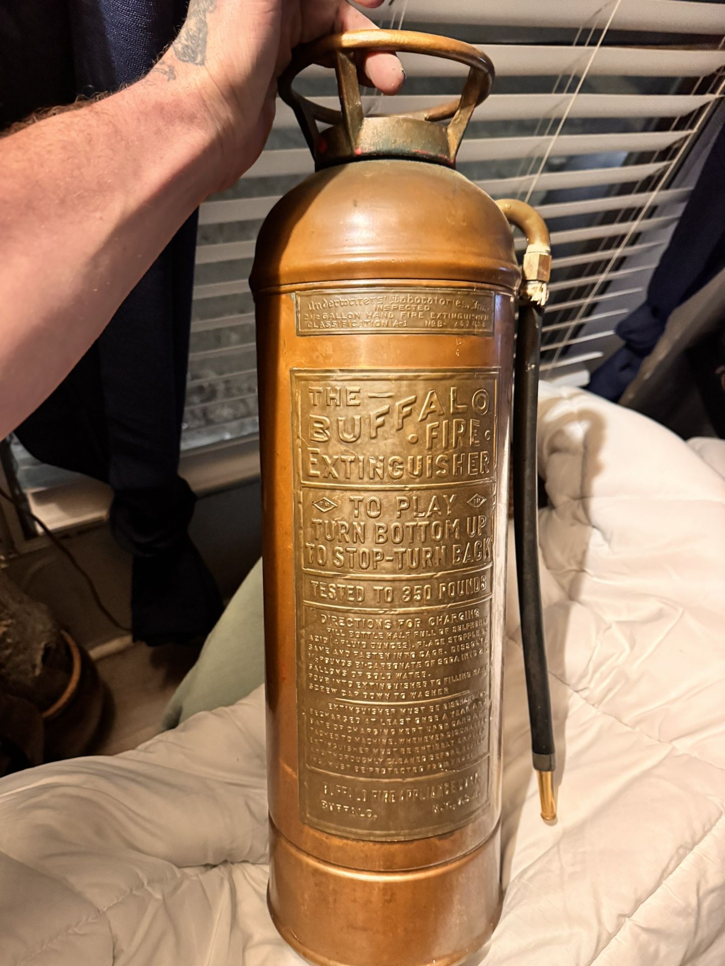 Buffalo fire extinguisher