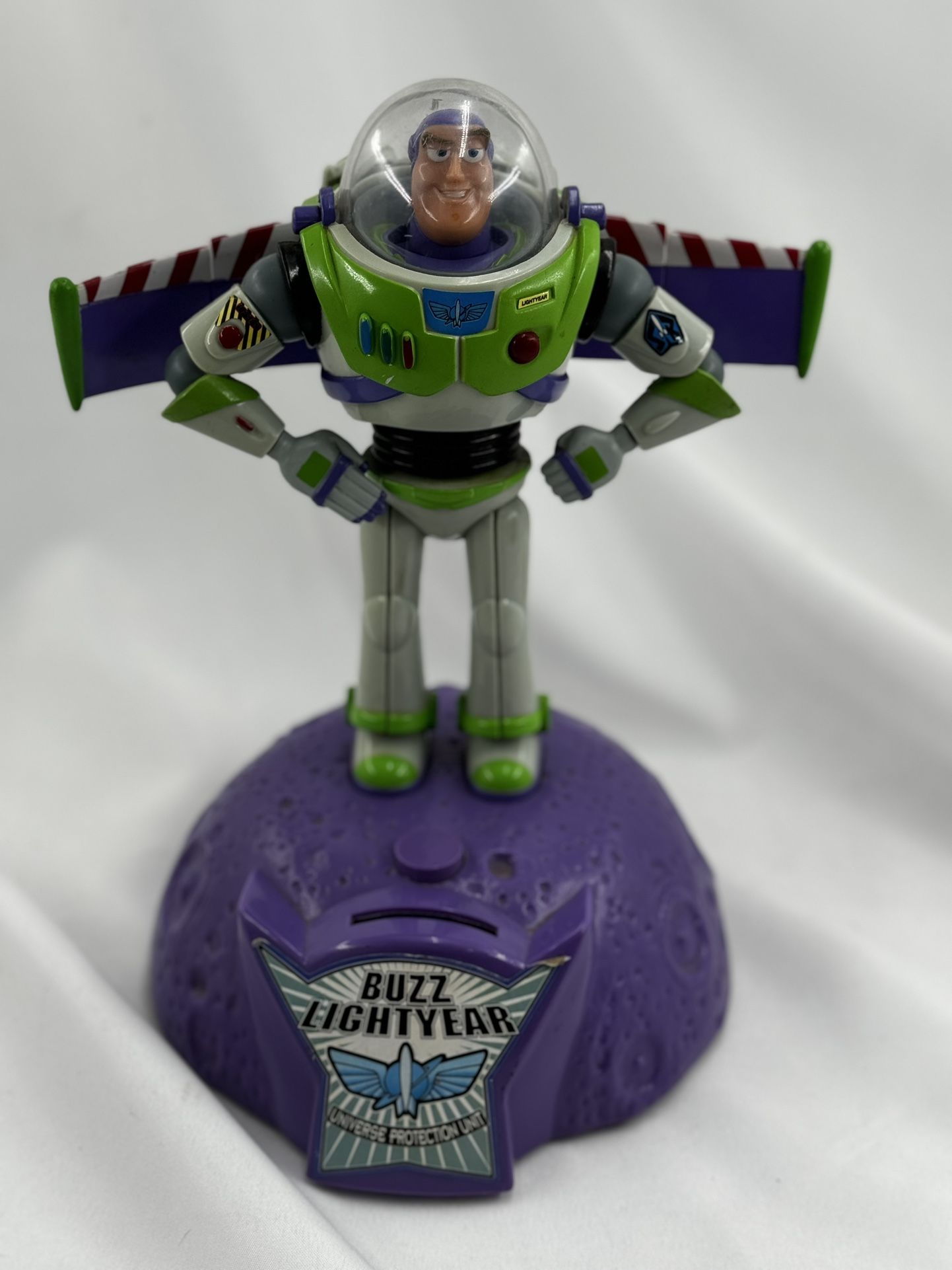 Vintage 1995 Talking Buzz Lightyear Piggy Bank