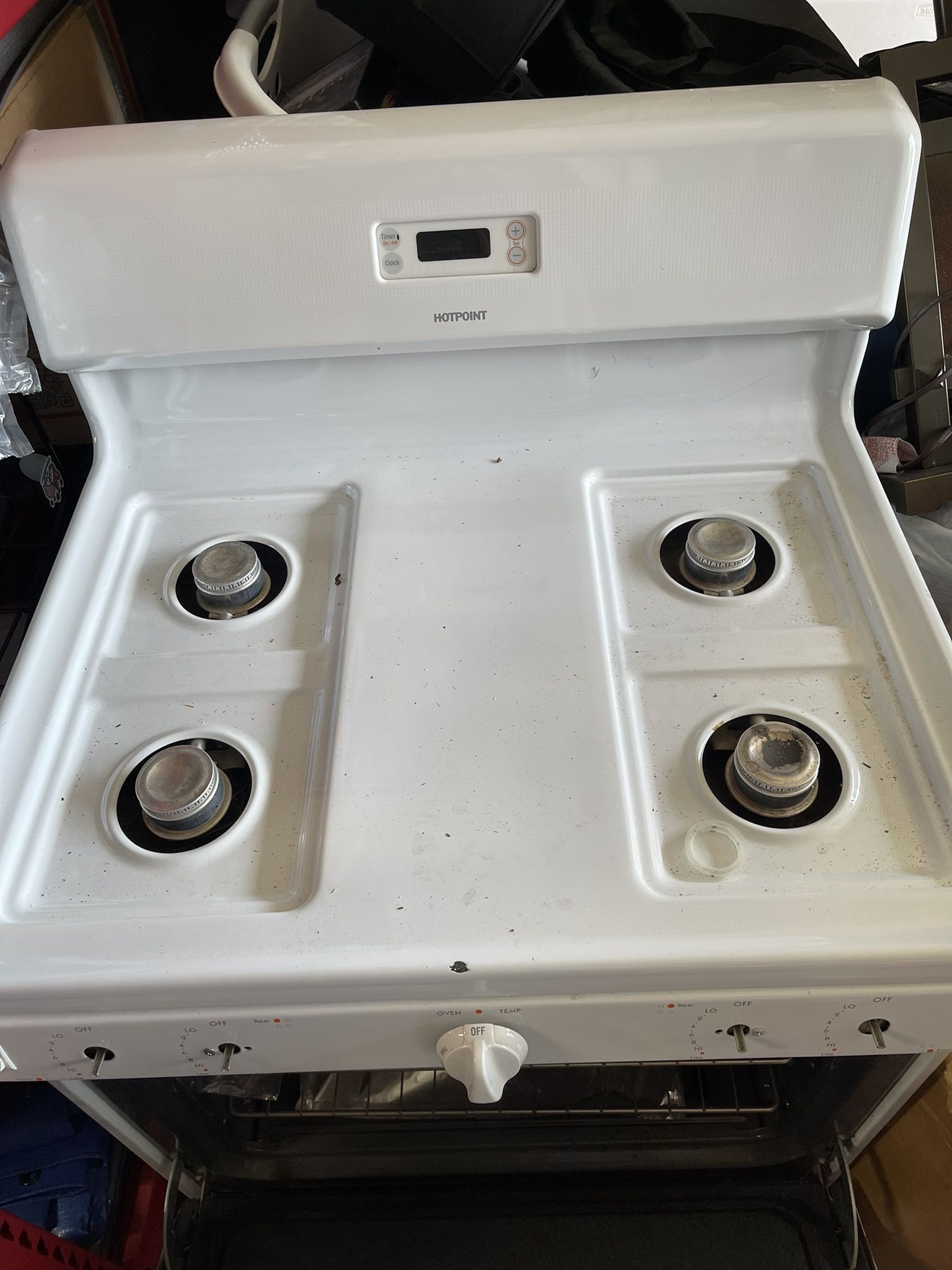 Hot point Stove Gas