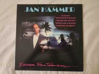 Jan Hammer Escape From Television Vintage Vinyl VG++
