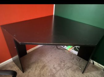 Black Corner Desk