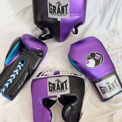 Grant Boxing Set With Free Hand Wraps 