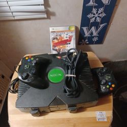 Classic xbox don't see this much anymore mint condition 2 hand controllers and I have one that's enough brand I'll throw in for free