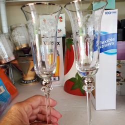 Pr Of Toasting Glasses