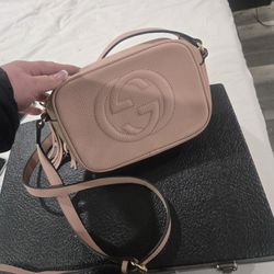 Gucci Pebbled Crossbody Purse
