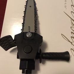 6 in chainsaw Complete Handrill Adapter Converting Your Drill Into Powerful Chainsaw