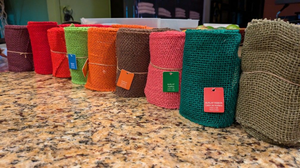 Burlap Ribbon Roll