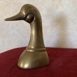 Vintage Copper/Brass Duck Paperweight