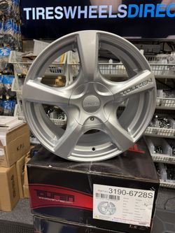 (Set of 4) Touren TR9 16x7 5x105/5x108 +42mm Silver Wheels Rims 16" Inch