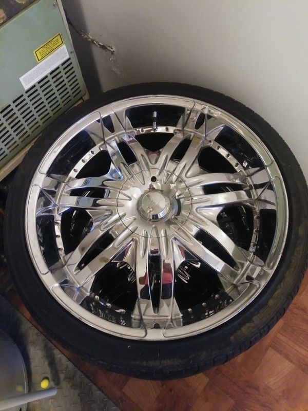 22" low profile rims and tires for Sale in Greensboro, NC OfferUp