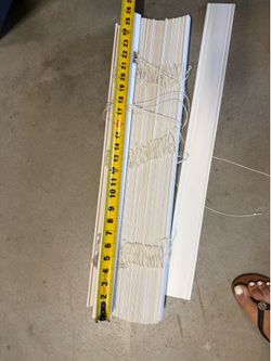 White blinds