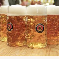 Paulaner Munchen 1L Beer Mugs
