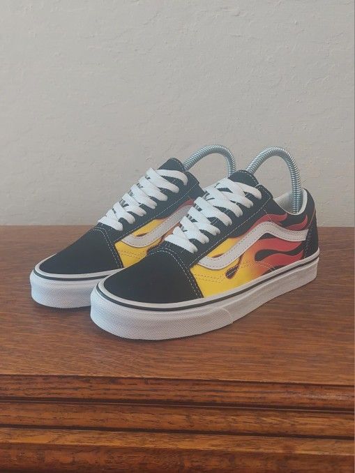 Vans Old Skool Flames Unisex Fashion Sneakers
