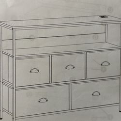 5 Drawer Sofa Dresser $60 OBO