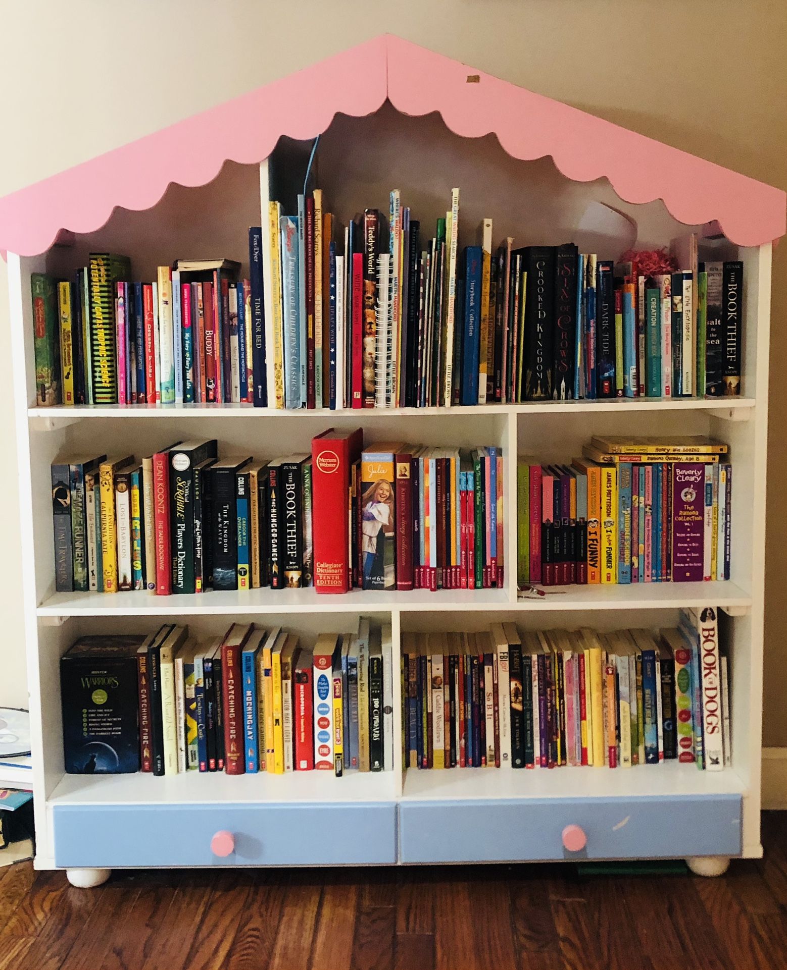 Dollhouse BOOKSHELF, Girls Bedroom Furniture