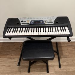 Yamaha EZ-150 Keyboard with Stand & Seat