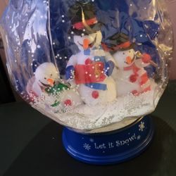 Christmas Snowman Snowglobe