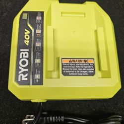 Firm! Brand New Ryobi 40 Volt Fast Charger 194 Watts..