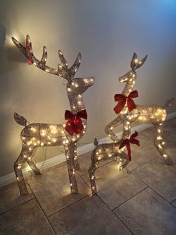 Deco Deer  Set (3)