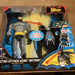 The Batman EXP Extreme Power ELECTRO-ATTACK WING BATMAN NEW In Box