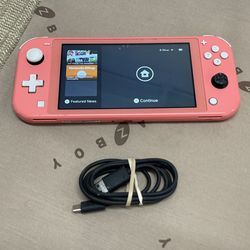 Switch Lite with Charger Cord