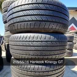 215/55/16 Hankook Kinergy GT 140$