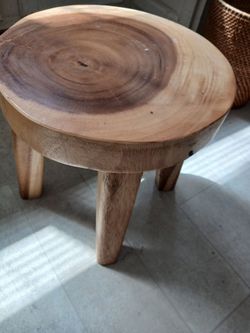 Solid Cedar Wood Stool