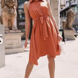 New Burnt Orange Dress