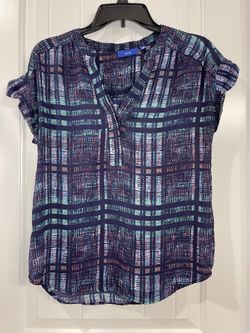 Purple / Blue Blouse - Shirt Women’s size small