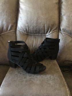 Suede heels