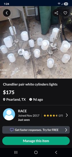 Chandelier pair