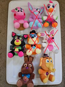 Official Funko Five Nights At Freddy's Plush Chocolate Bonnie Orville Roxanne Pigpatch