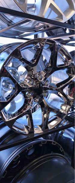 20" 6X139.7 SILVERADO & SIERRA RIMS Vehicle Fitment: Direct fit for Chevy Silverado 1500, GMC Sierra 1500, Tahoe, and Yukon models needing a 6x139.7