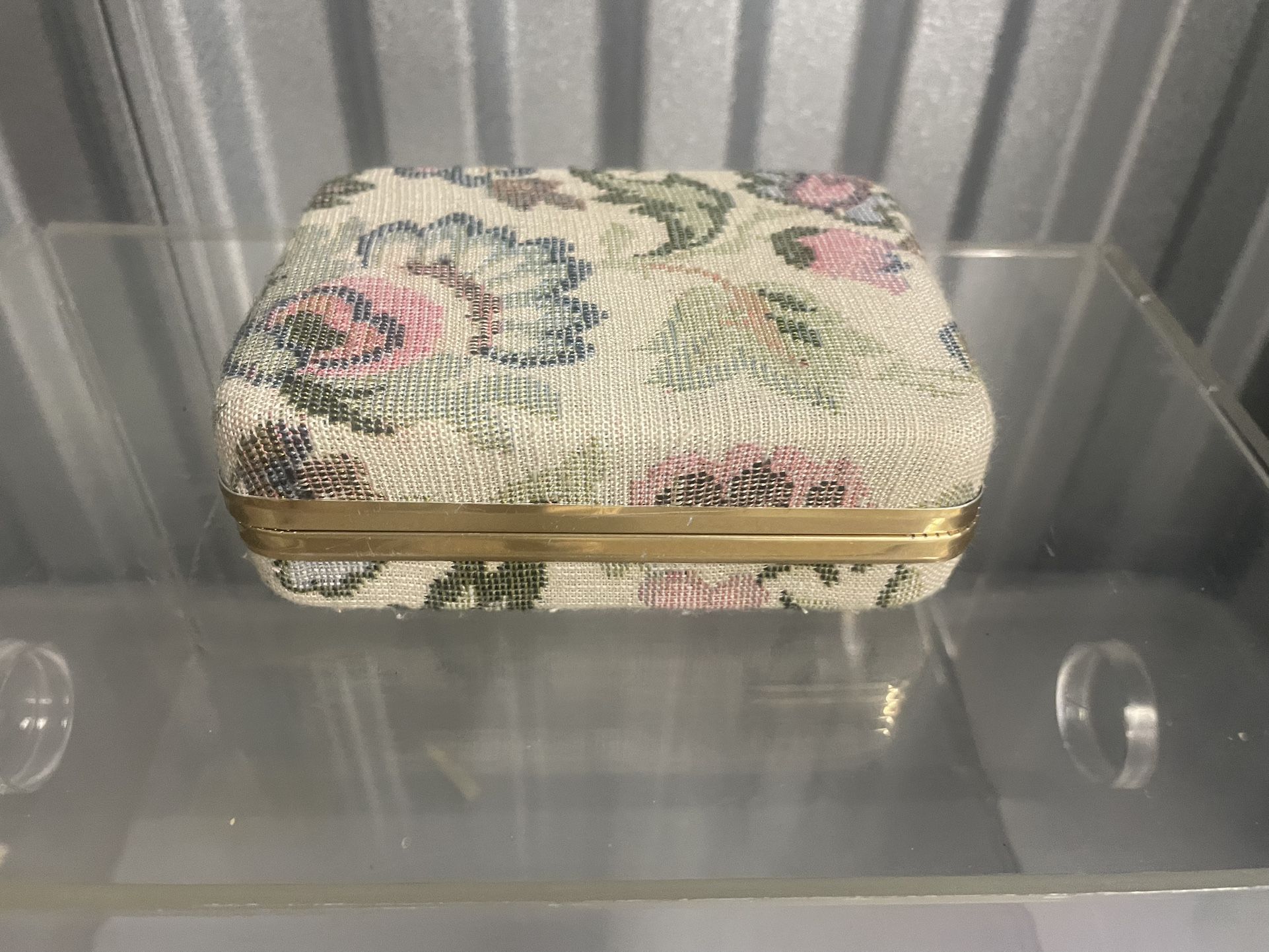 Floral Tapestry Jewelry Box