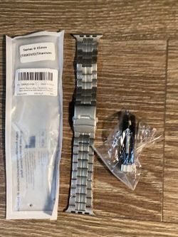 Tomovo titanium band for Apple Watch Ultra