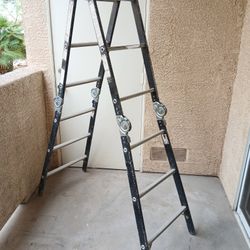 Foldable 6ft. Ladder - Multi - Position Ladder