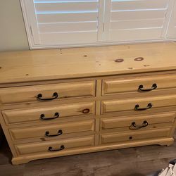 Used wood dresser