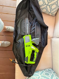 10” Chain Saw with bag, electric, greenworks