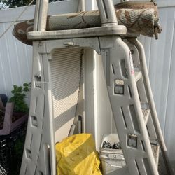 A Frame Pool Ladder 