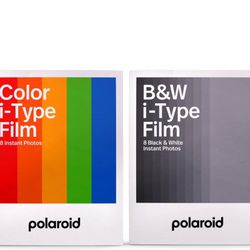 Polaroid Color Film for I-Type + Polaroid Black & White 