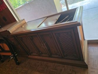 Mid Century Record Player Cabinet