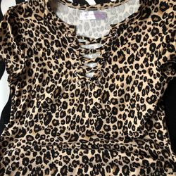 Cheetah Print Dress