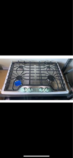 Whirlpool 4-Burner Gas Cooktop Stainless Steel