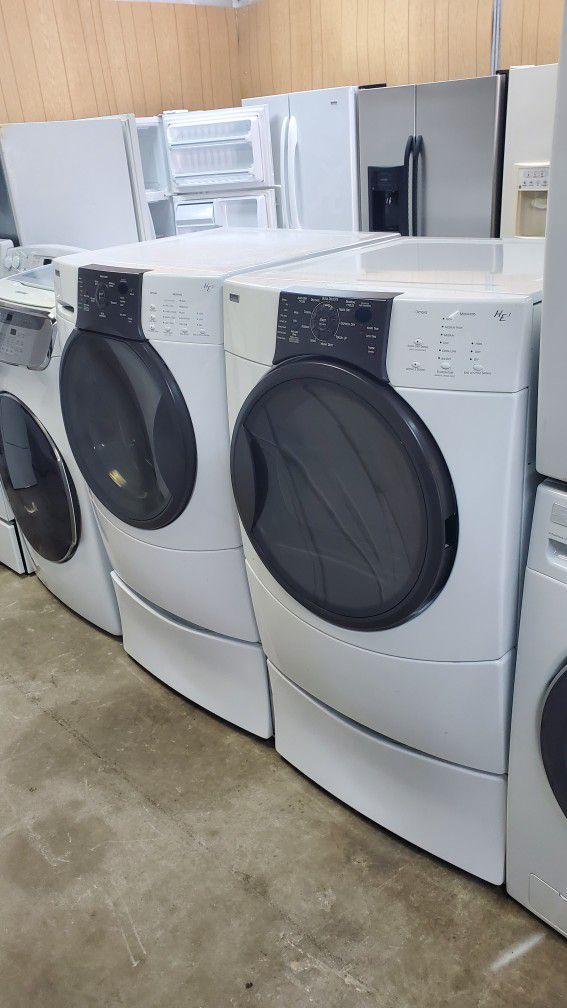 Kenmore Washer And Dryer Set Both Works Well 60 Days Warranty 