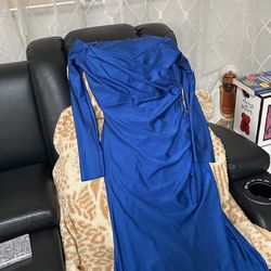 Long Blue Dress